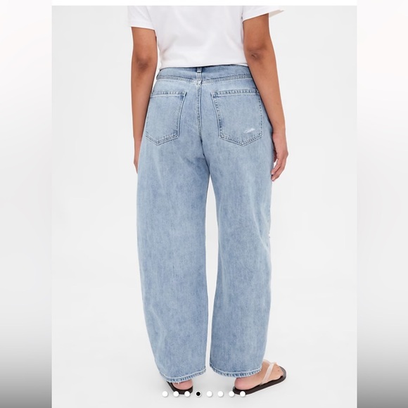 Curvy HighRise Barrel Jean - Picture 2 of 4